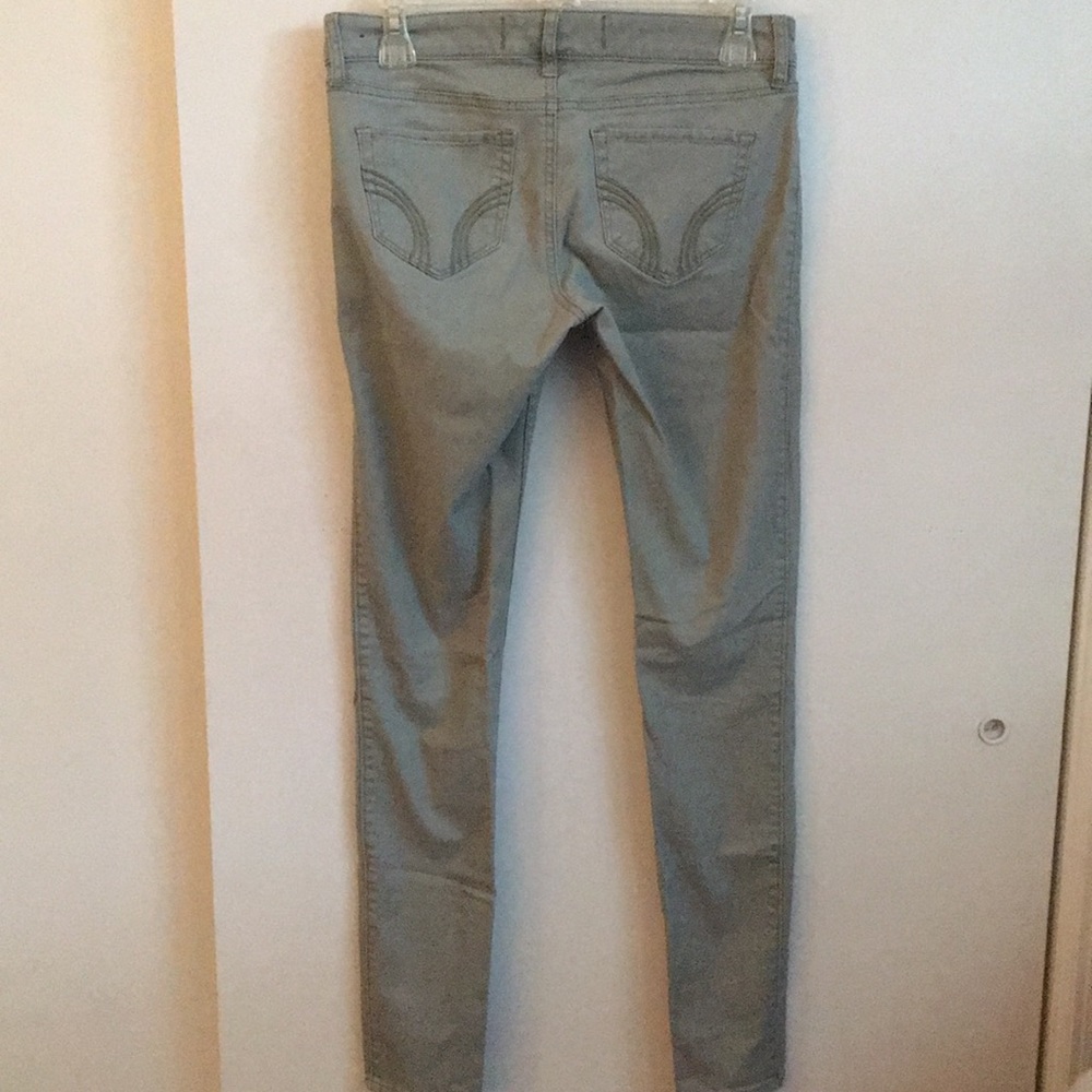 Hollister military green jeggings